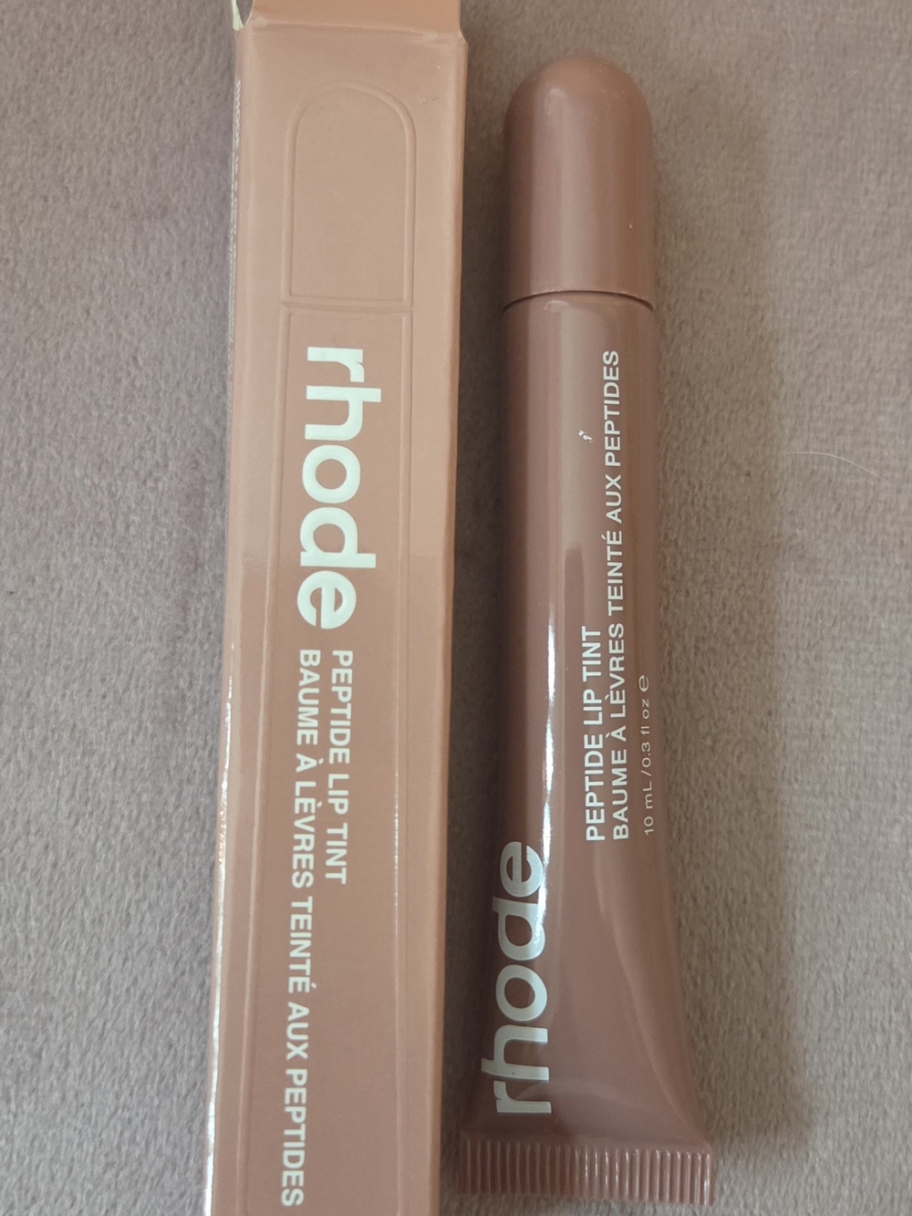 RHODE Peptide Lip Tint — Warm Nude Brown Pink